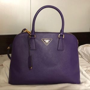Prada Promenade Handbag Saffiano Leather Medium